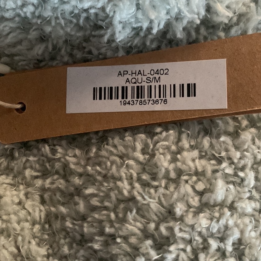 NWT SKIMS Cozy Knot Halter Top Gray Small - Picture 7 of 7